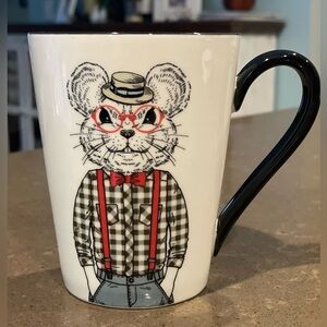 Signature Houseware Hipster Mouse Mug